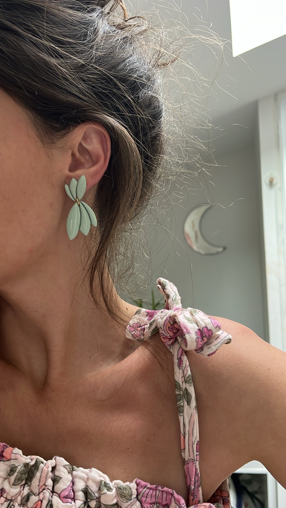 Boucles d’oreilles couleur au choix