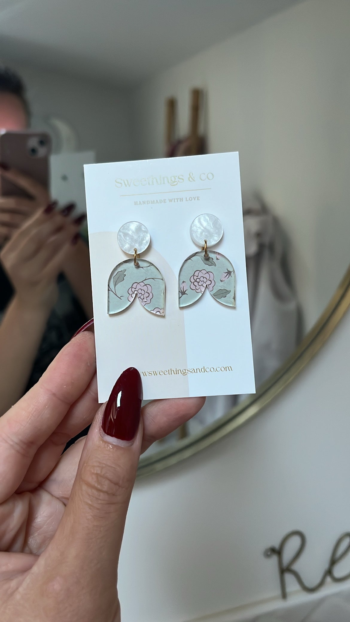 Boucles d’oreilles Collection florale