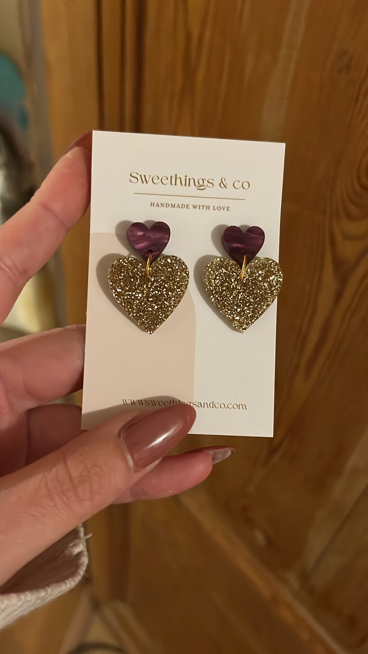 Boucles d’oreilles cœur