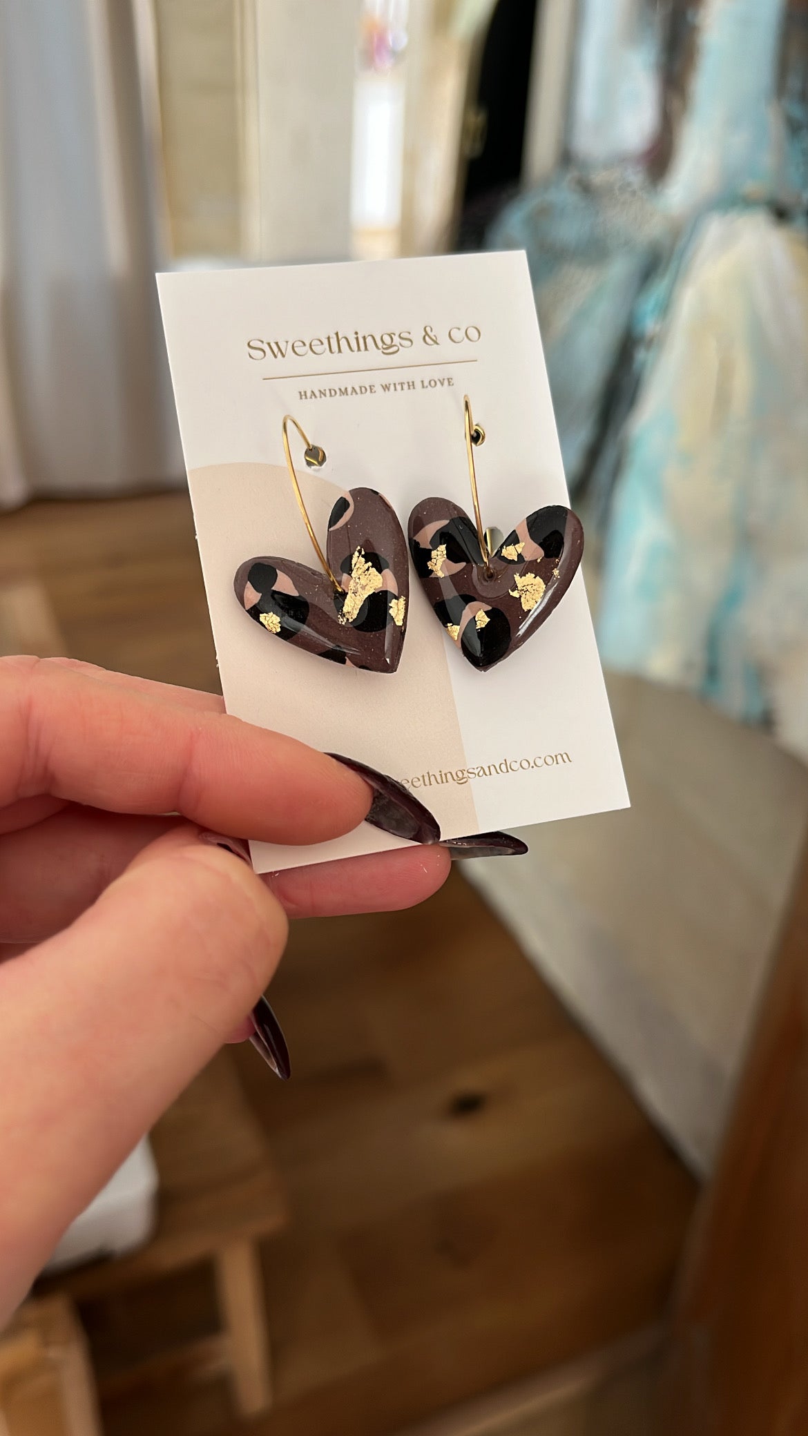 Boucles d’oreilles Léopard