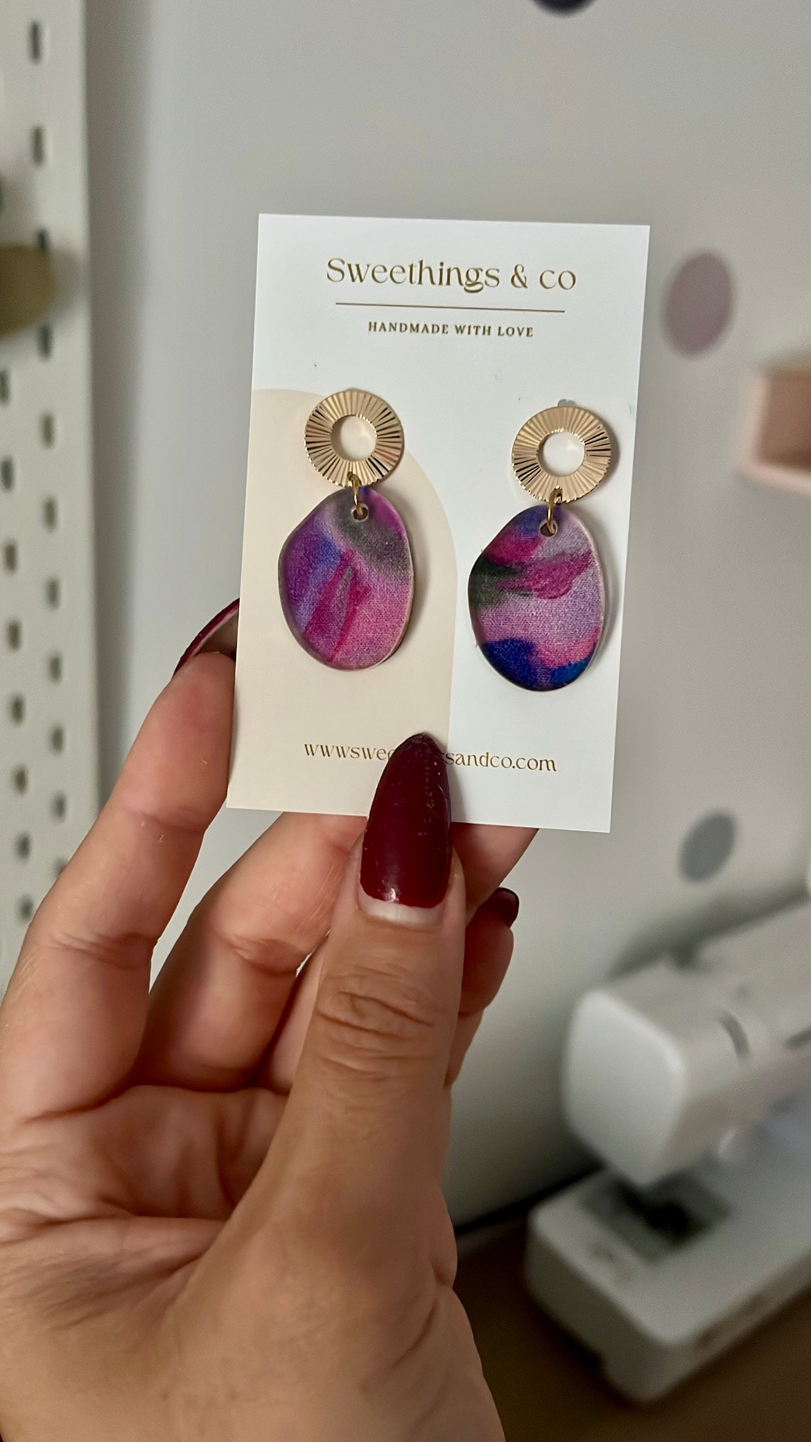 Boucles d’oreilles Collection aquarelle
