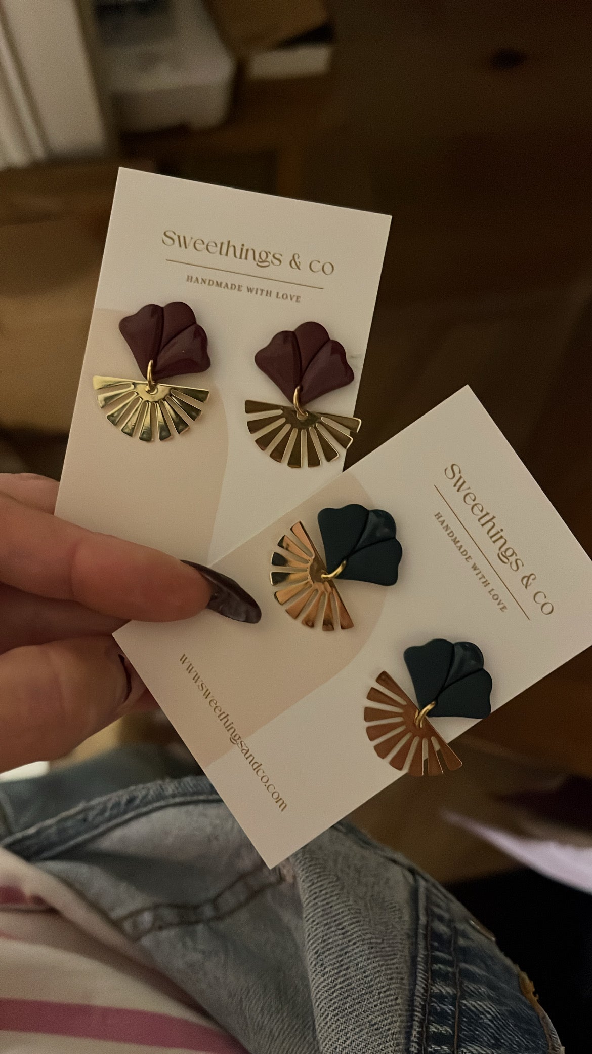 Boucles d’oreilles Ginko