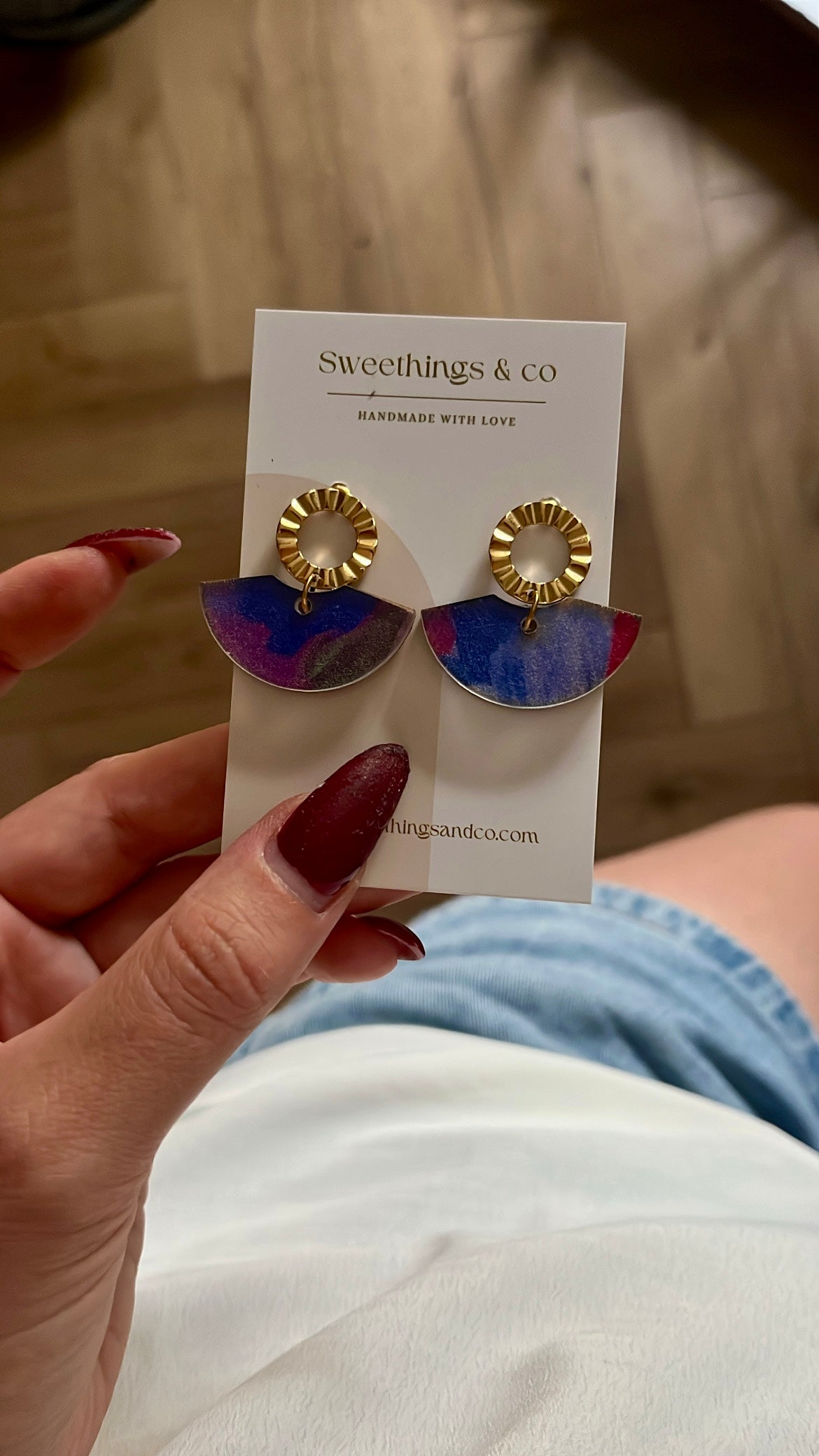 Boucles d’oreilles Collection aquarelle