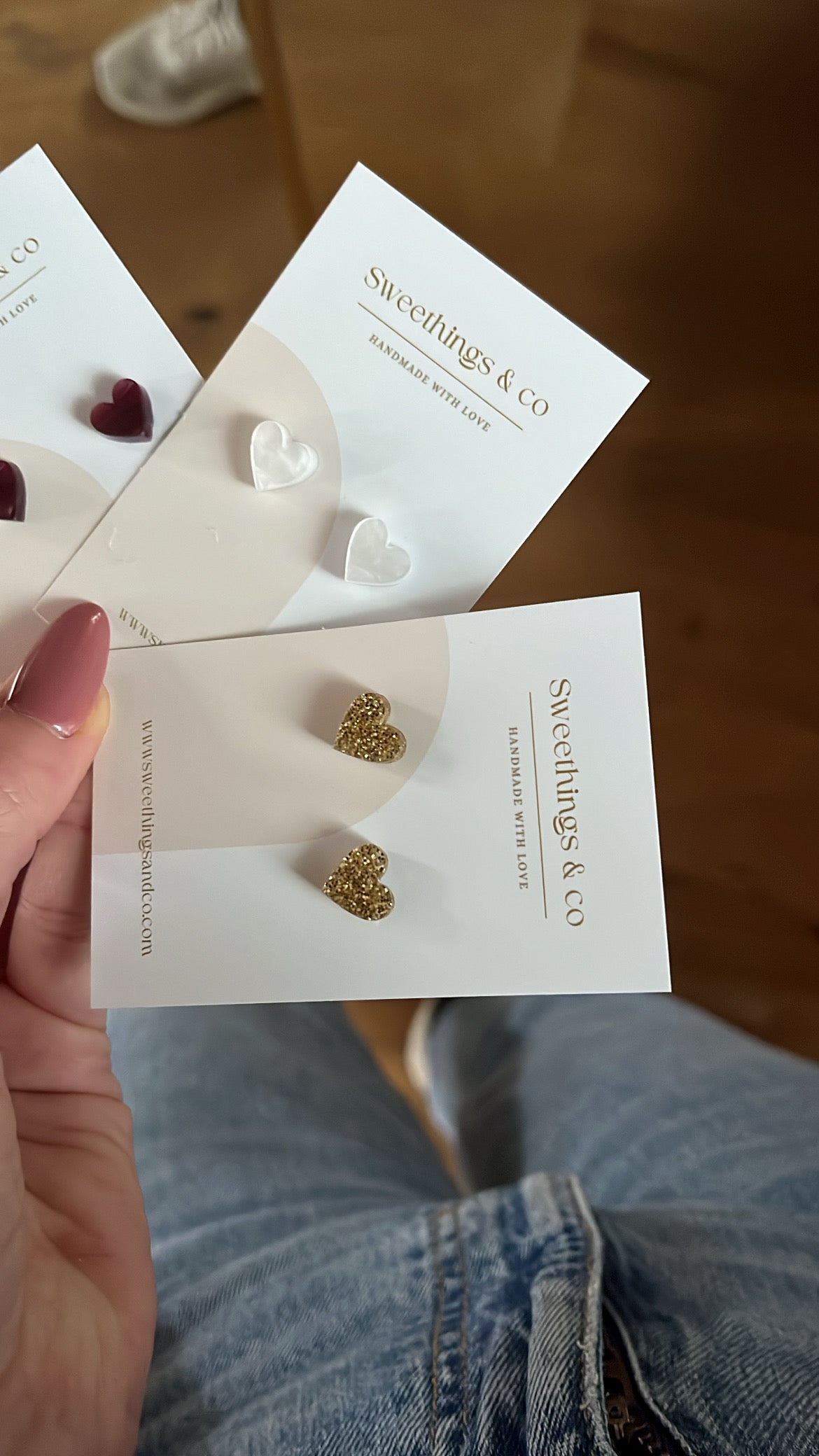 Boucles d’oreilles cœur