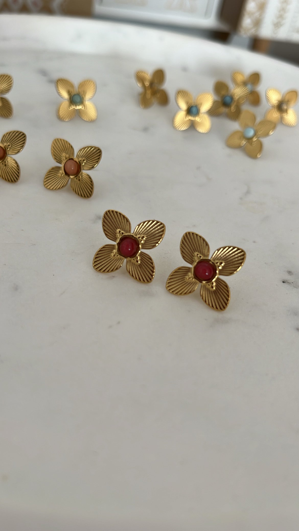 Puces d'oreilles CAMELIA
