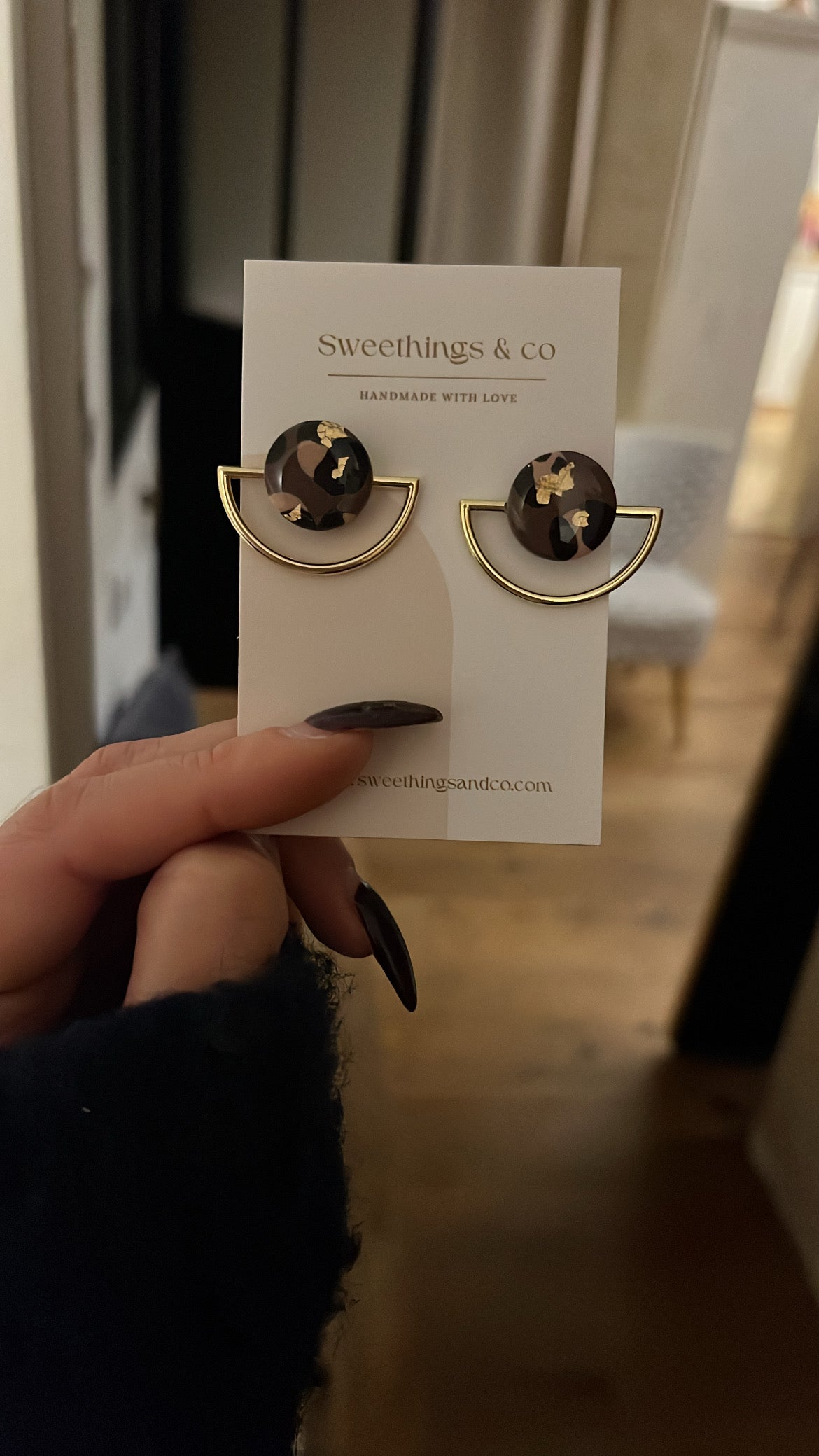 Boucles d’oreilles Leopard