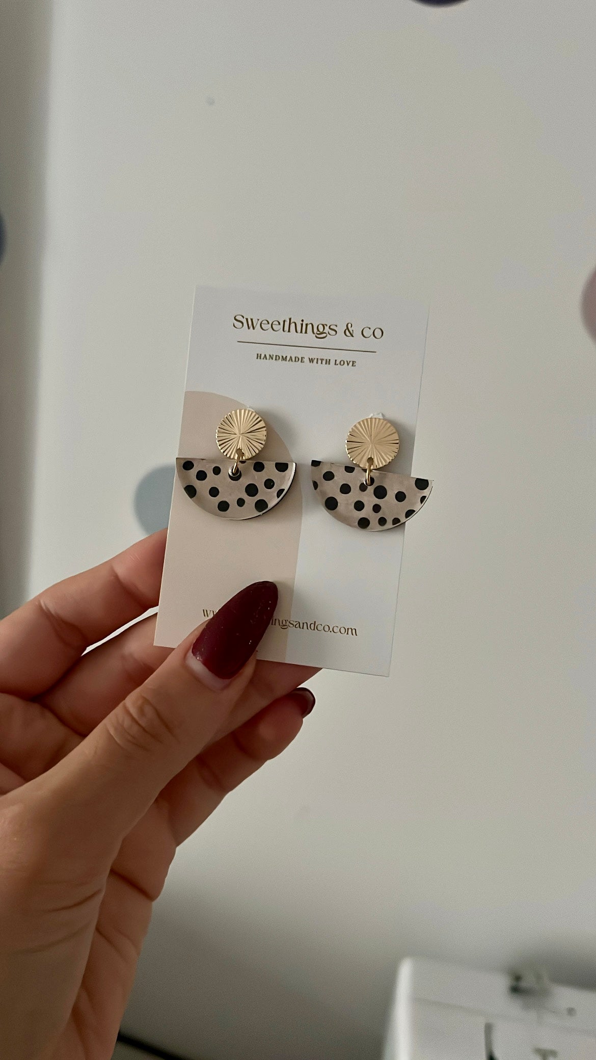 Boucles d’oreilles Collection pois