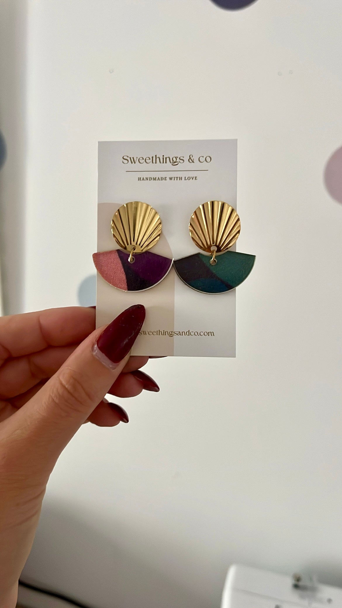 Boucles d’oreilles Collection aquarelle