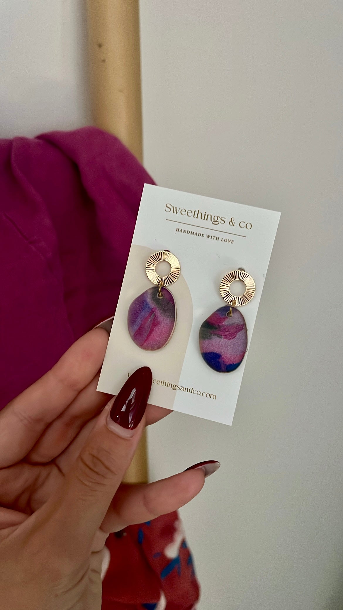 Boucles d’oreilles Collection aquarelle