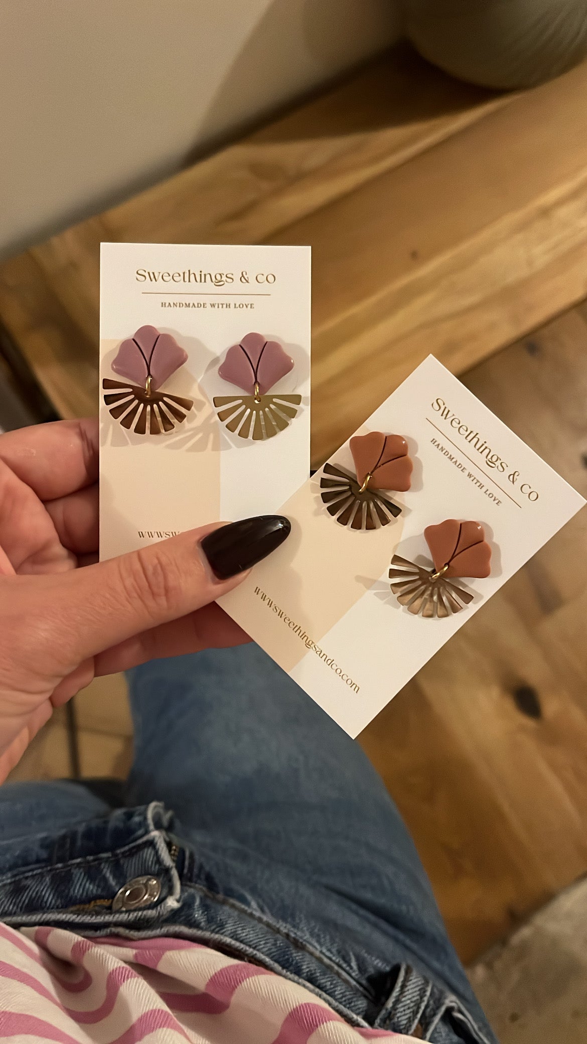 Boucles d’oreilles Ginko