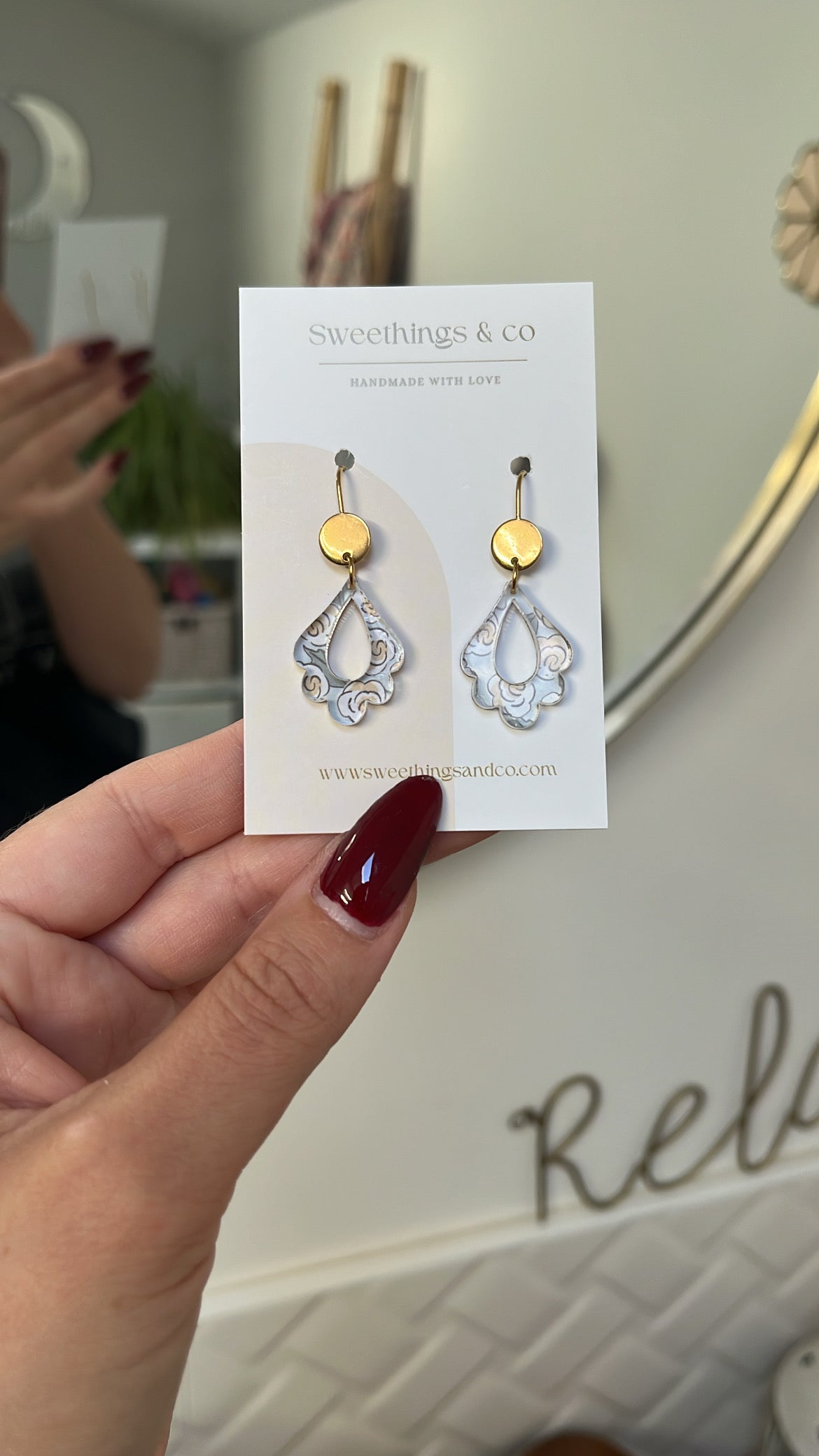 Boucles d’oreilles Collection florale