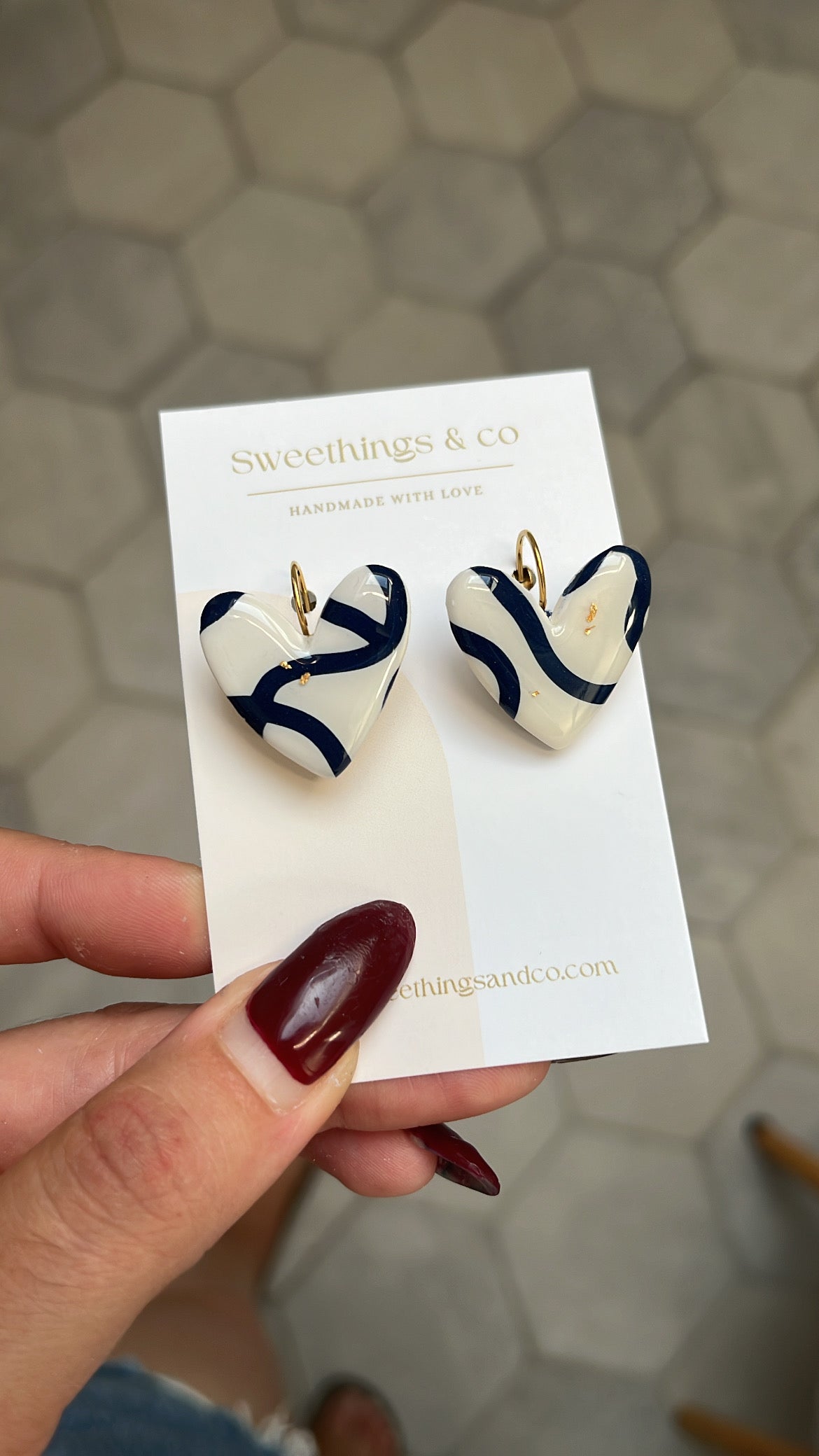 Boucles d'oreilles Marinières