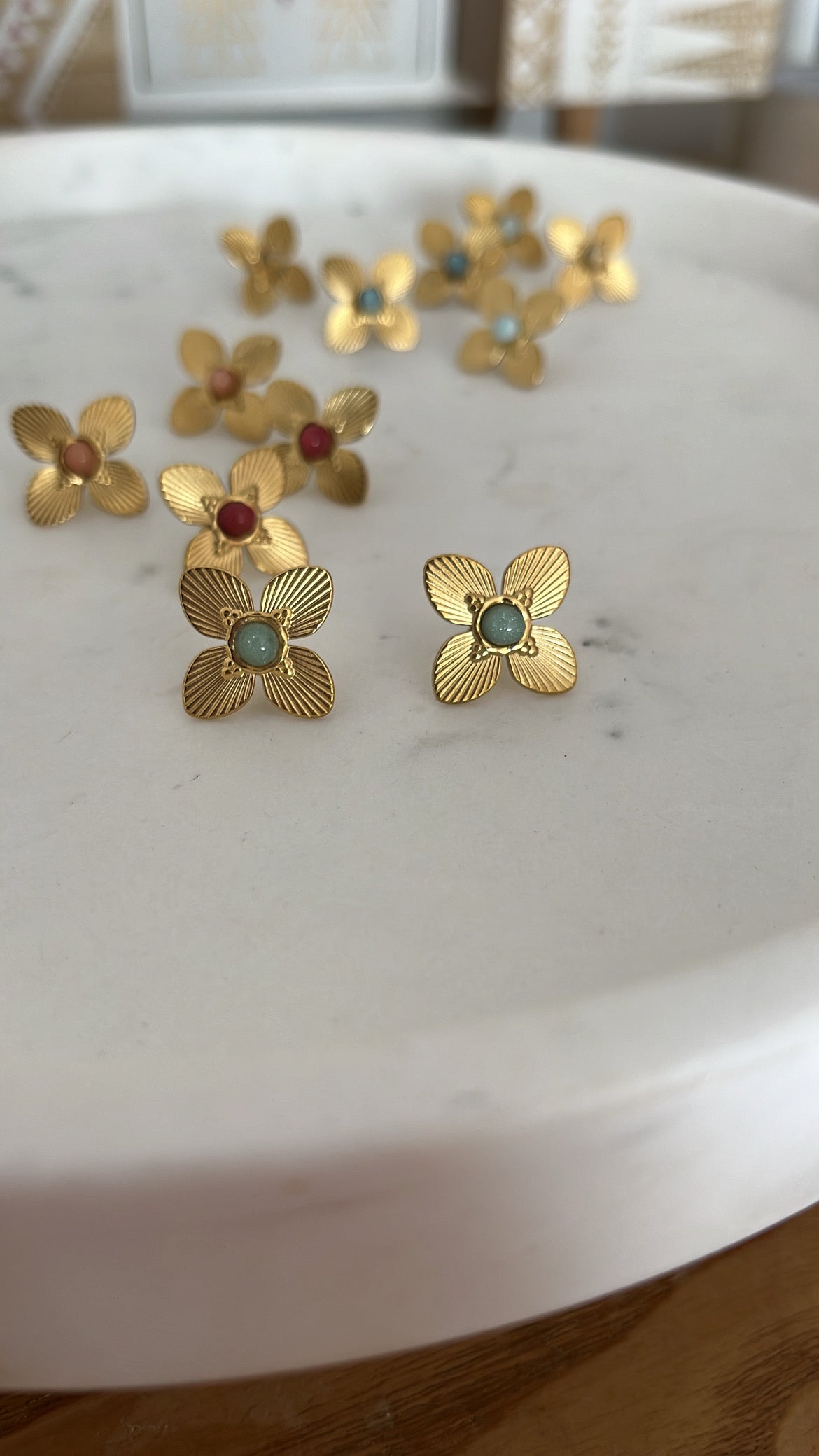 Puces d'oreilles CAMELIA