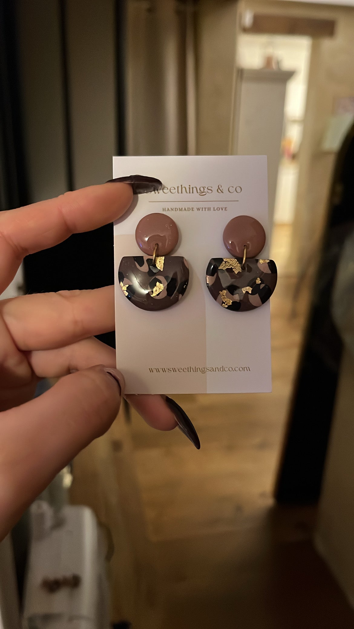 Boucles d’oreilles Léopard