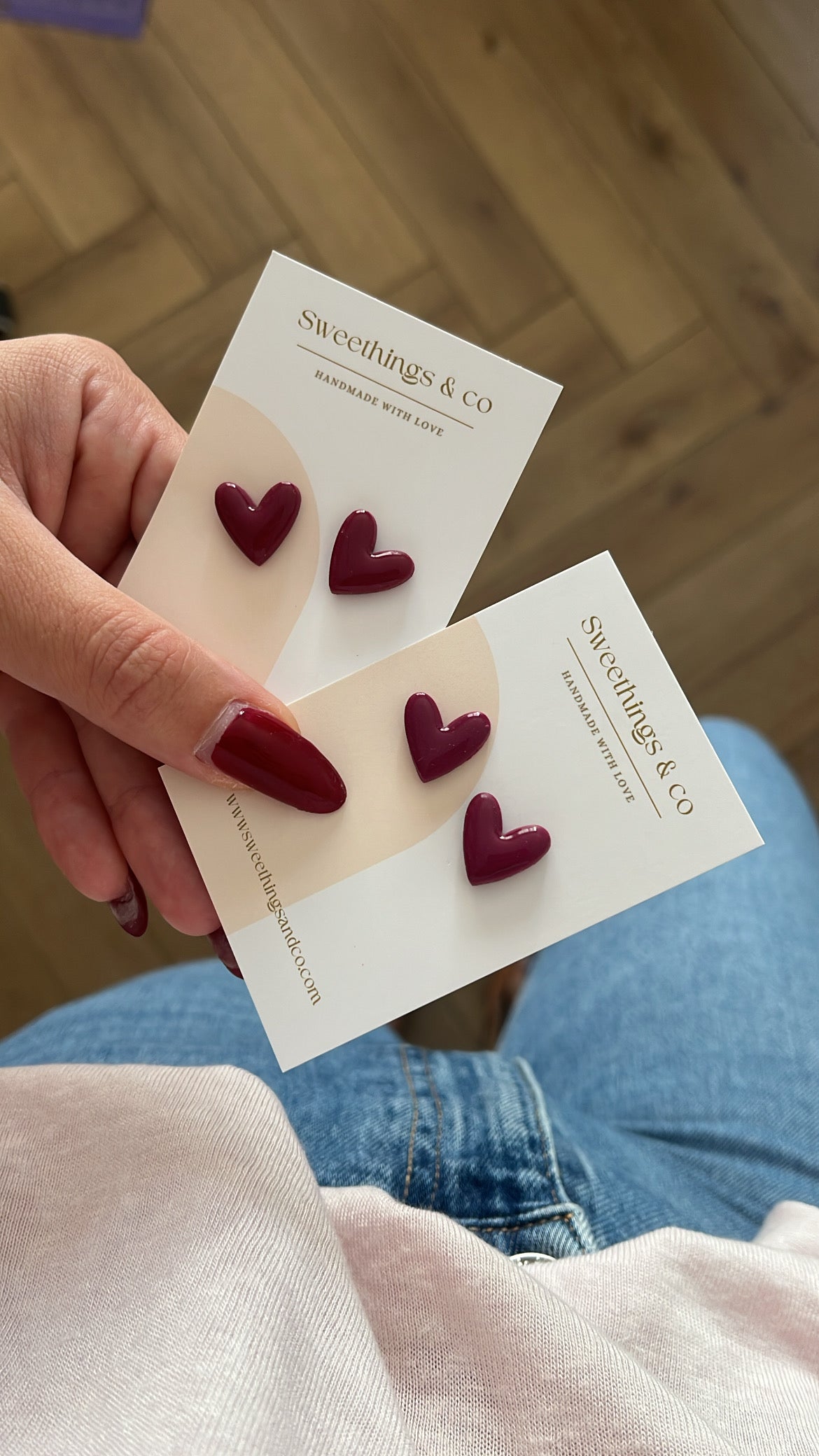 Petites Puces d'oreilles Cœur