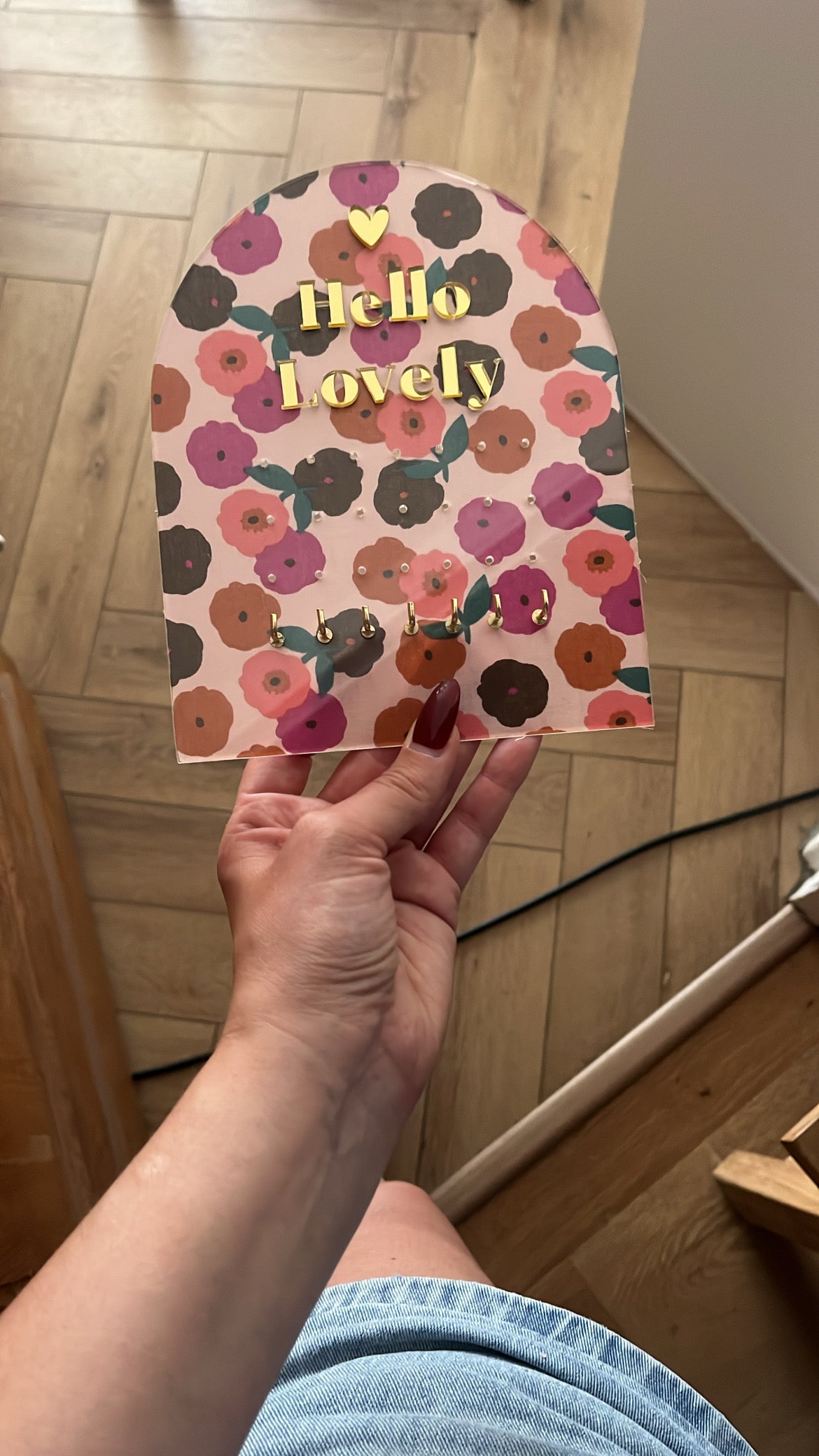 Porte Bijoux Personnalisable / Mot ou Prénom