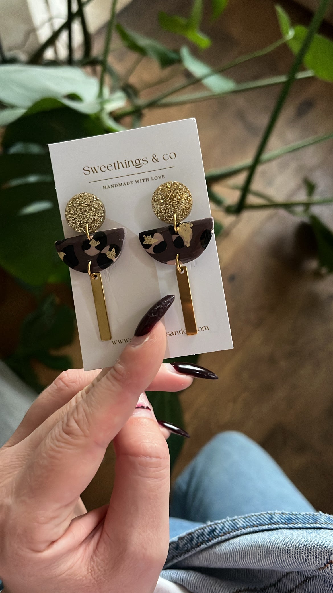 Boucles d'oreilles Leopard