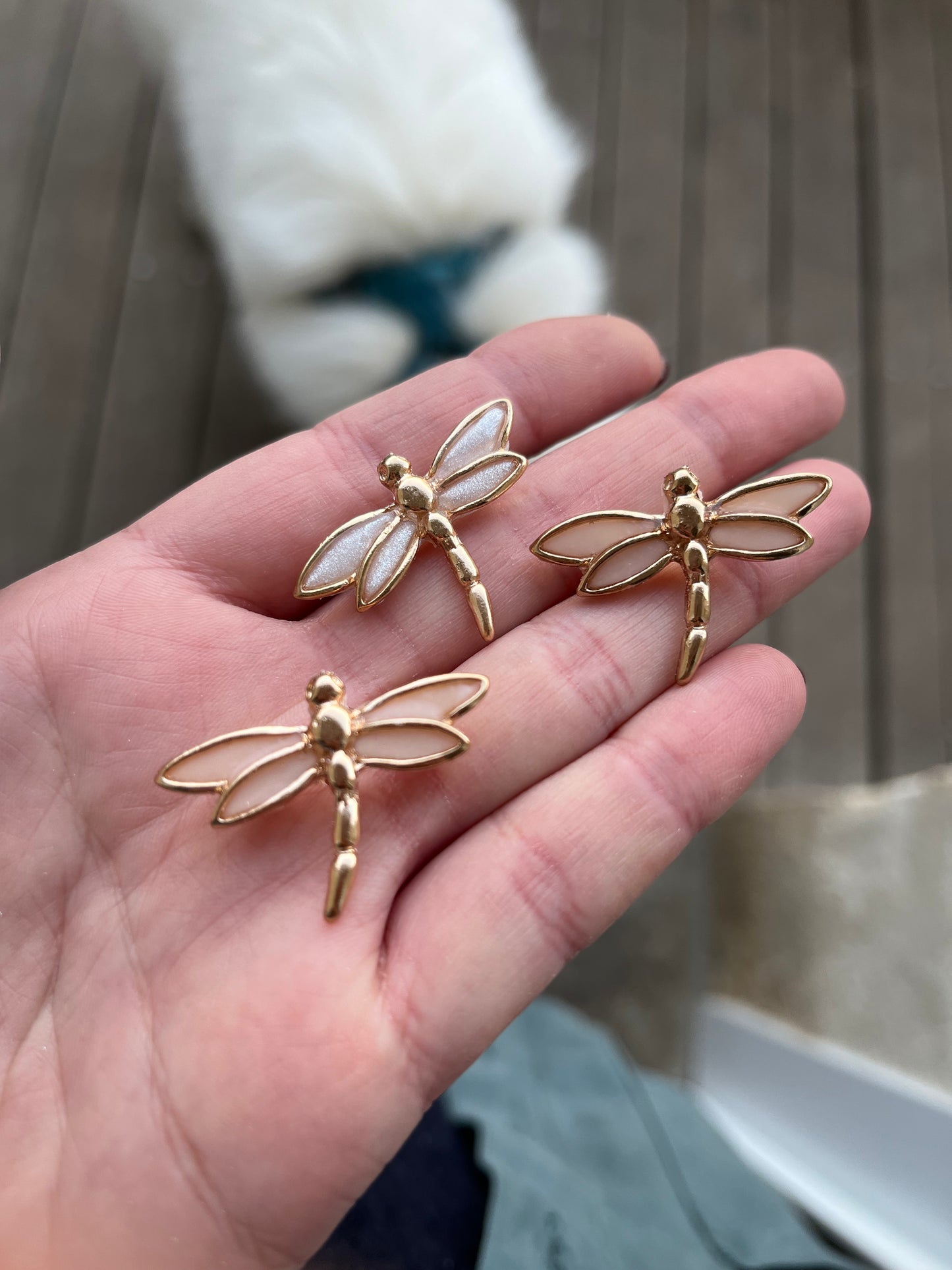 Broche poétique libellule