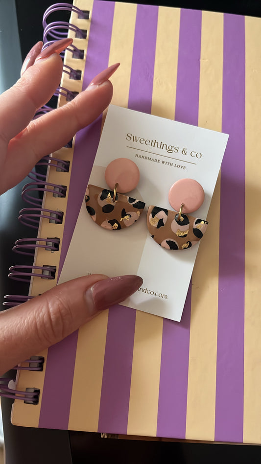 Boucles d’oreilles léopard