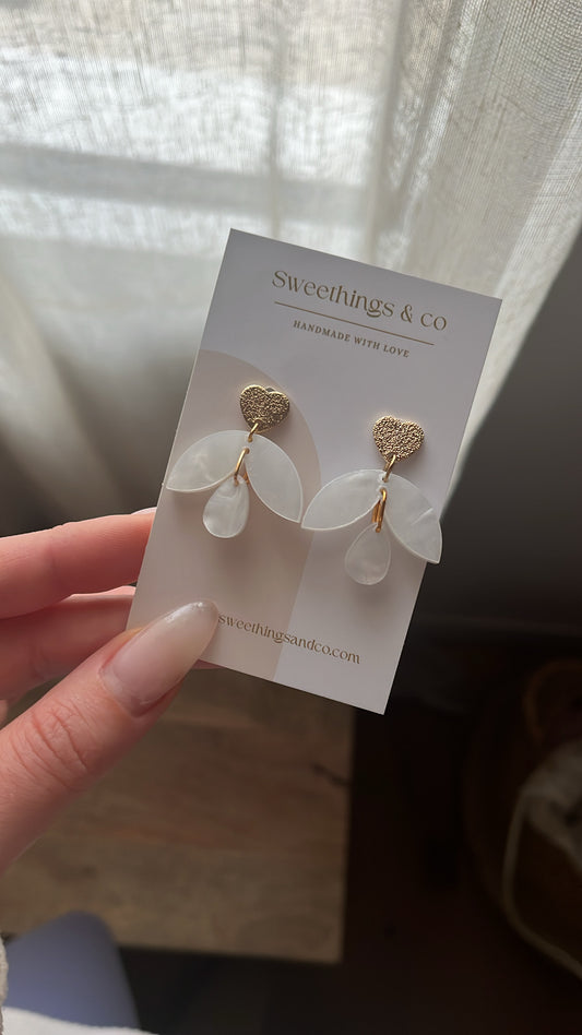 Boucles d’oreilles nacré