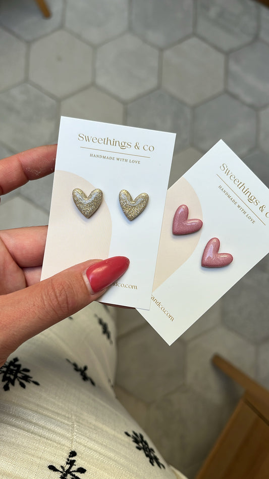 Petites Puces d'oreilles Cœur