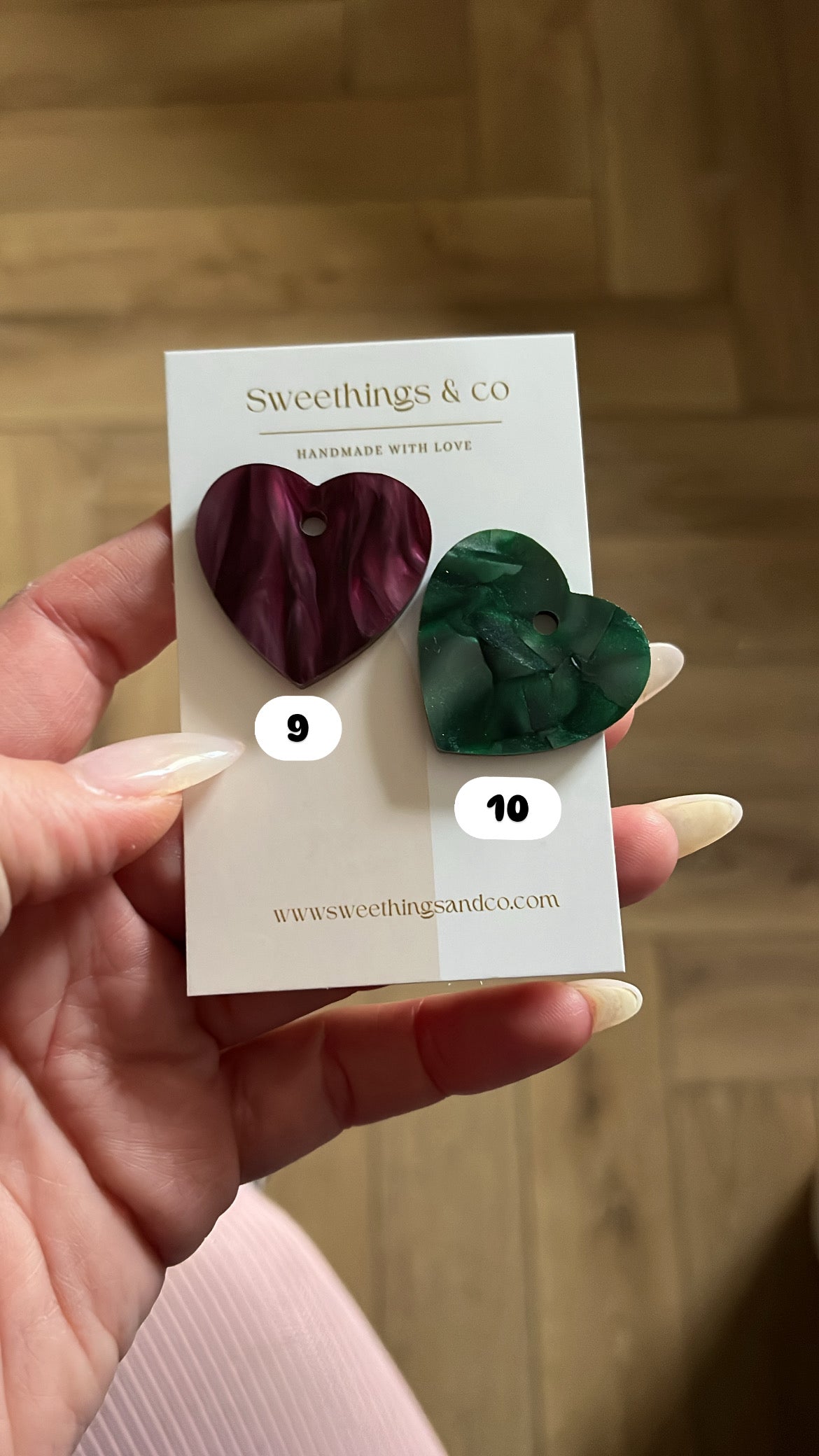 Creoles cœur interchangeables - Couleurs au choix