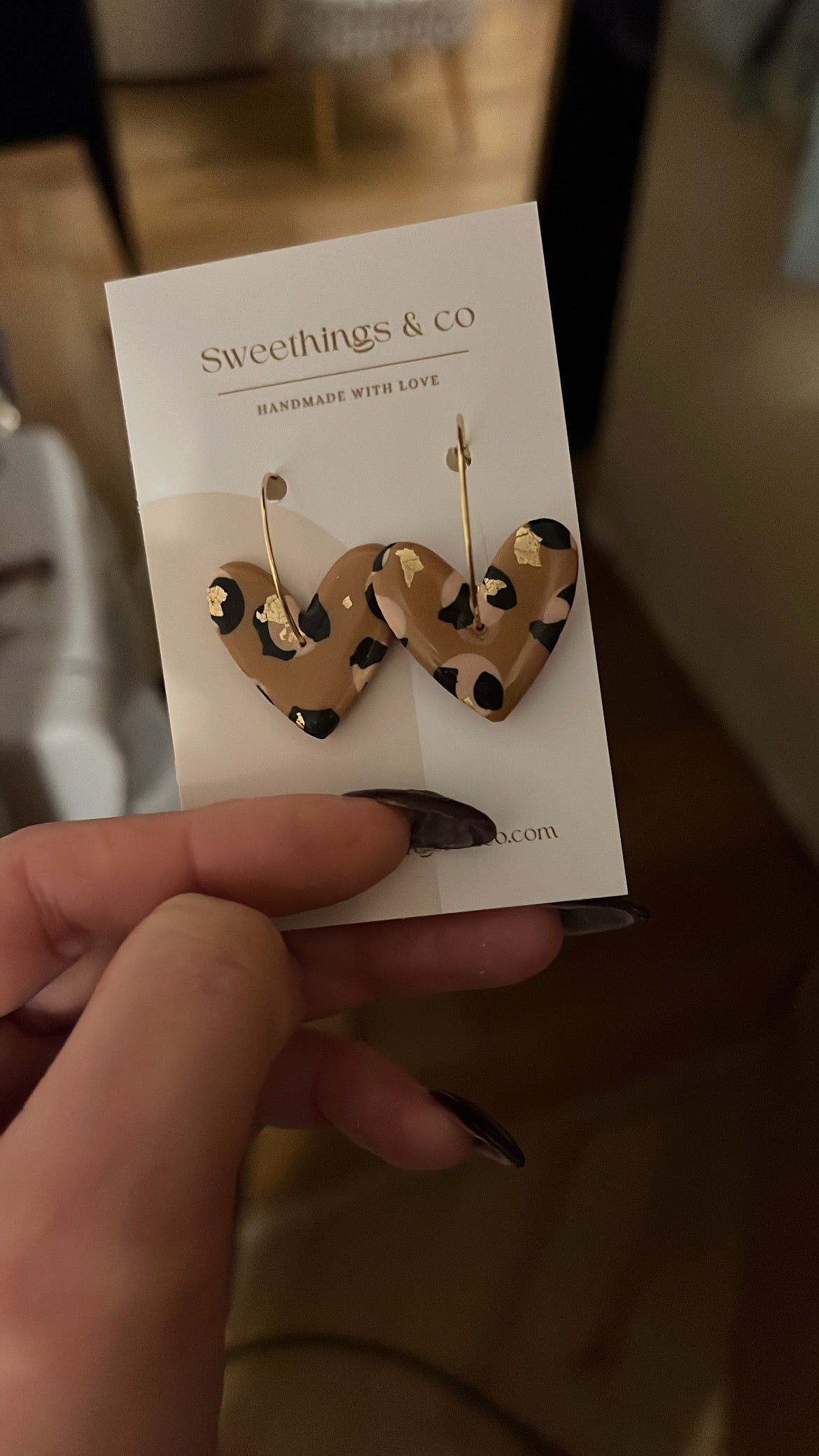 Boucles d’oreilles léopard