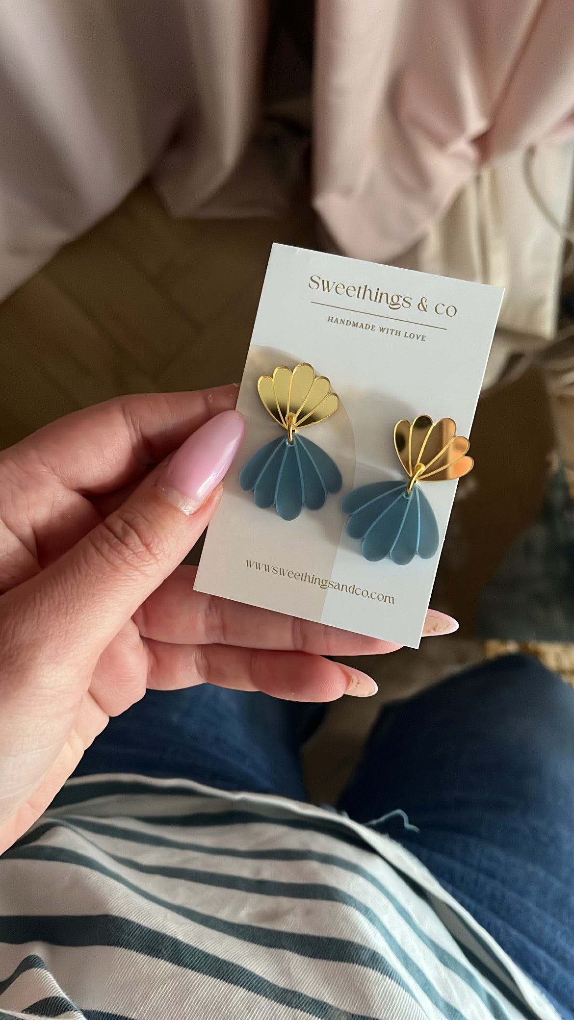 Boucles d’oreilles COQUILLAGES / Couleur au choix