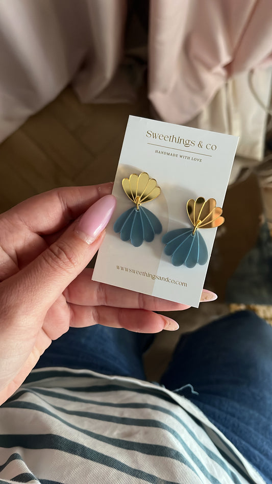 Boucles d’oreilles COQUILLAGES / Couleur au choix