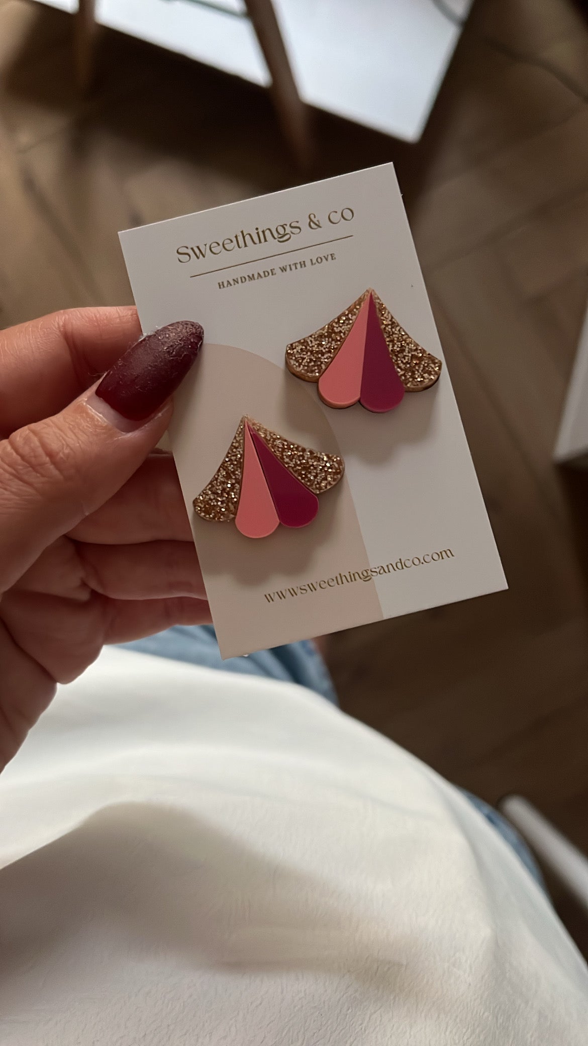 Boucles d’oreilles Paillettes