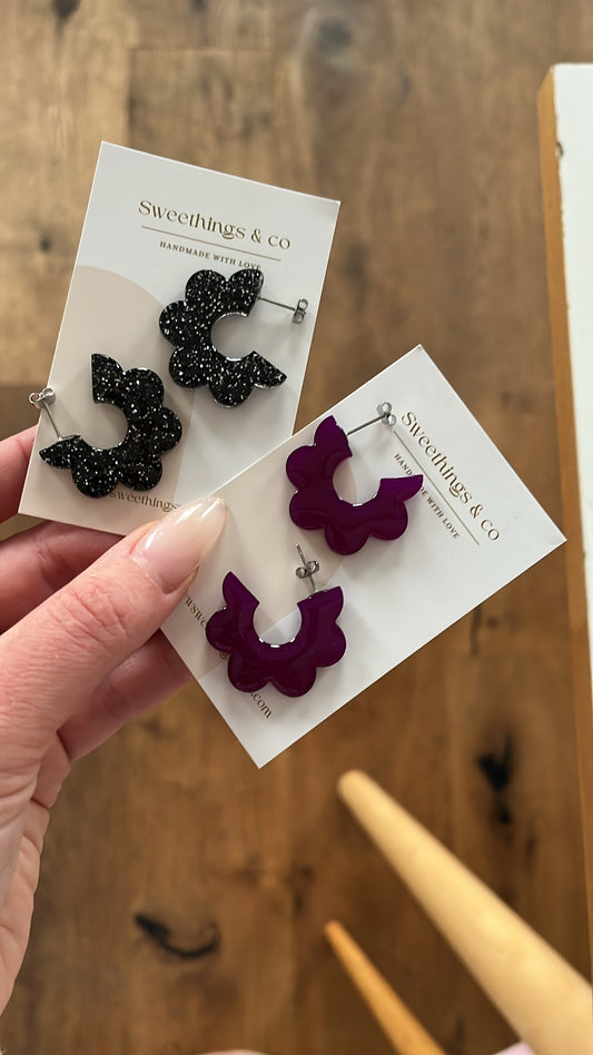 Boucles d’oreilles glitter