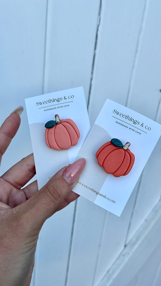 Broche citrouille