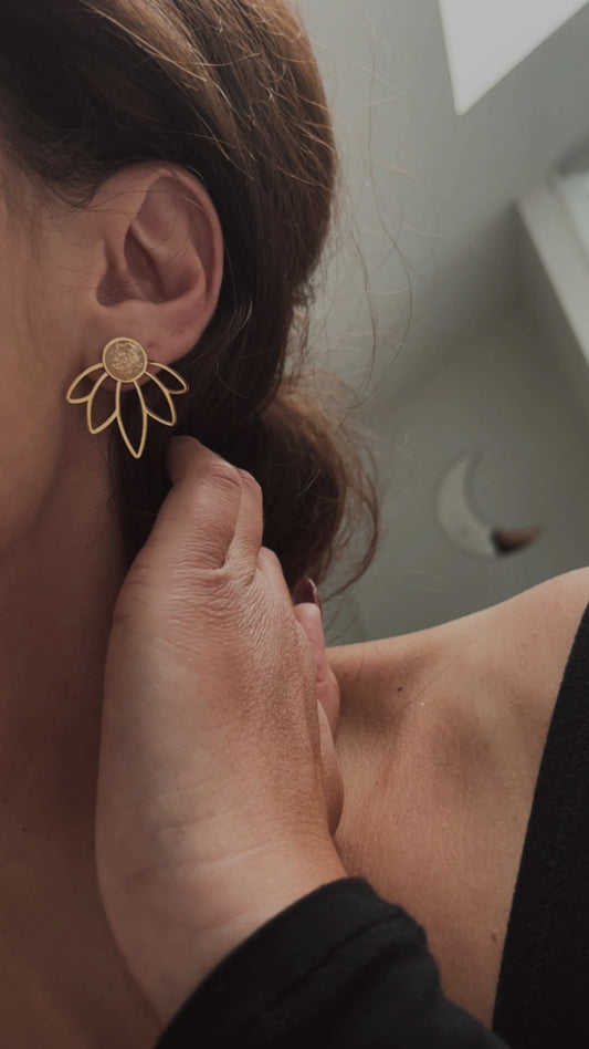 Boucles d’oreilles SERENA (couleurs au choix)