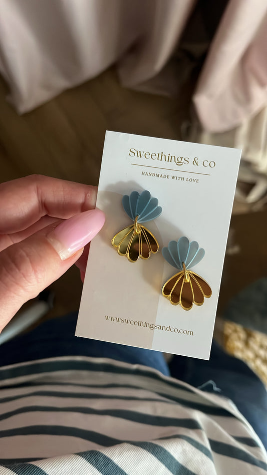 Boucles d’oreilles COQUILLAGES / Couleur au choix