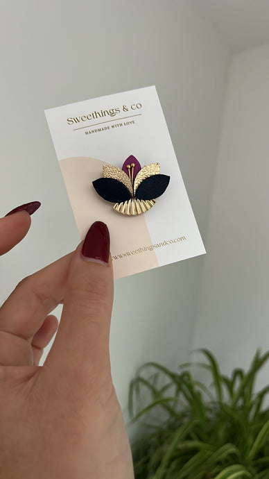 Broche poétique Mariposa