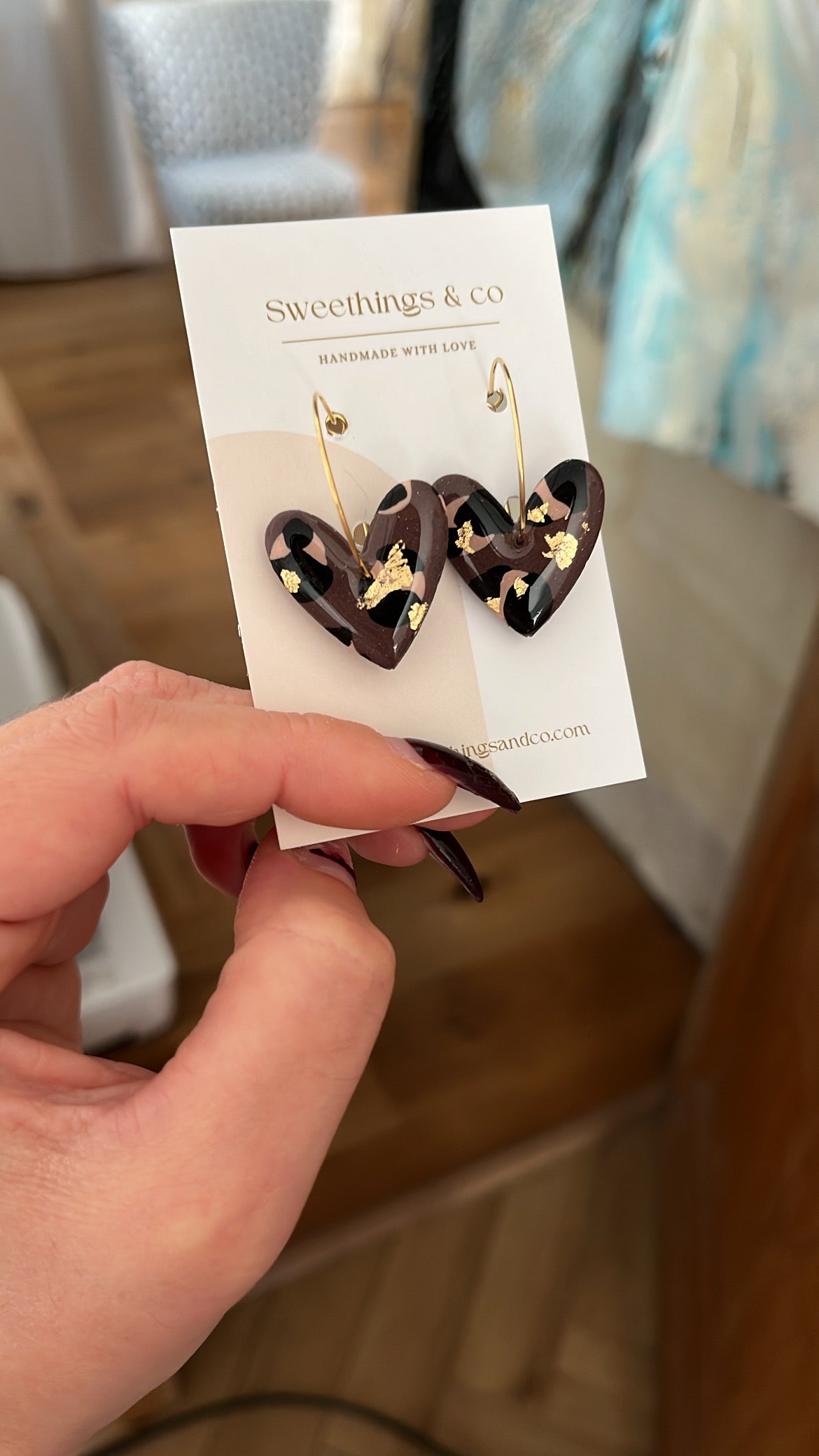 Boucles d’oreilles Léopard