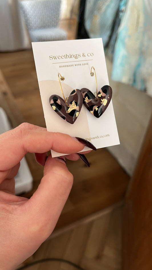Boucles d’oreilles Léopard