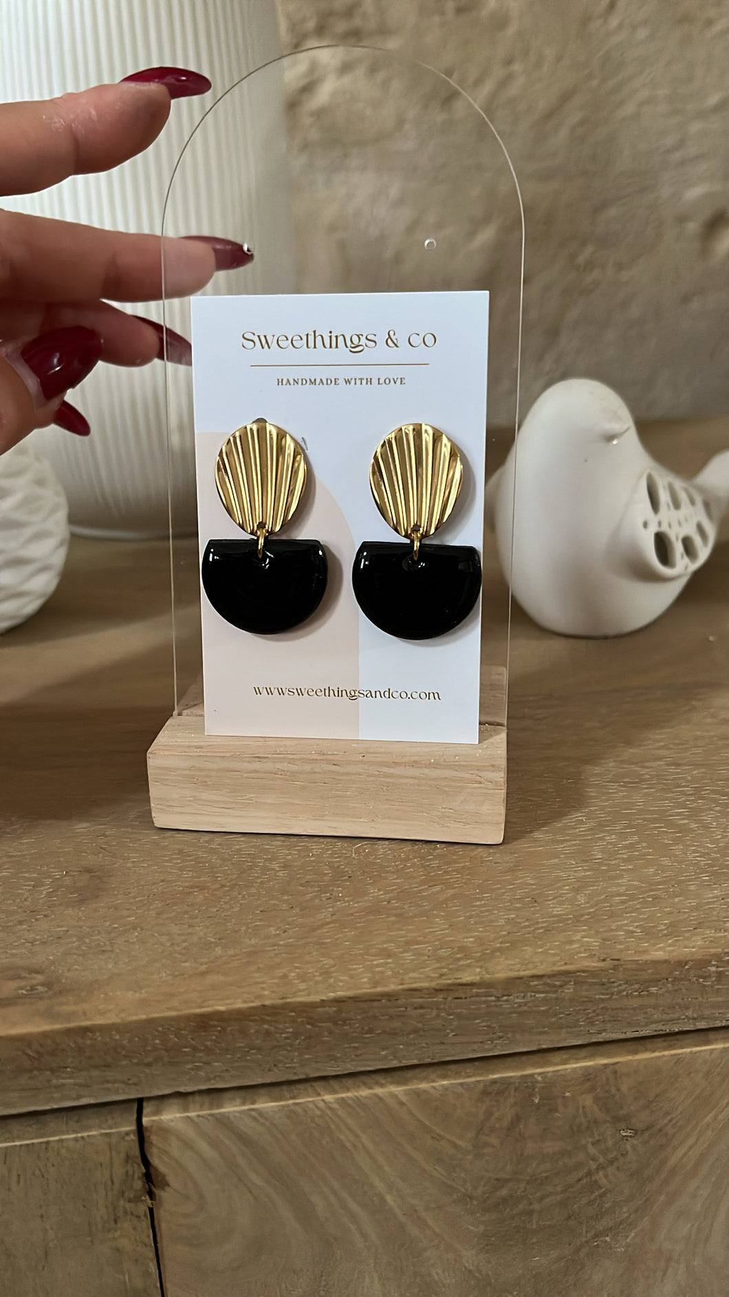 Boucles d’oreilles Coquillage