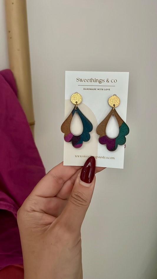 Boucles d’oreilles Collection aquarelle