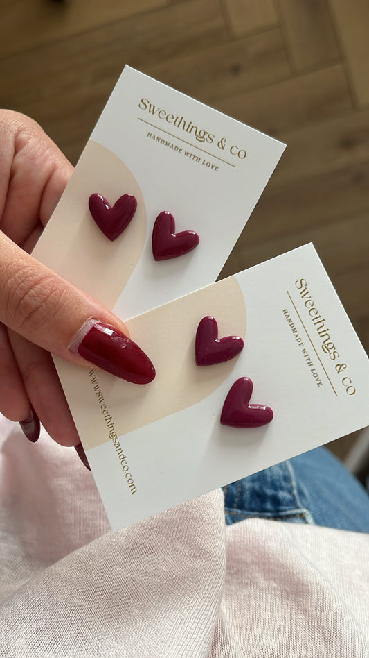 Petites Puces d'oreilles Cœur
