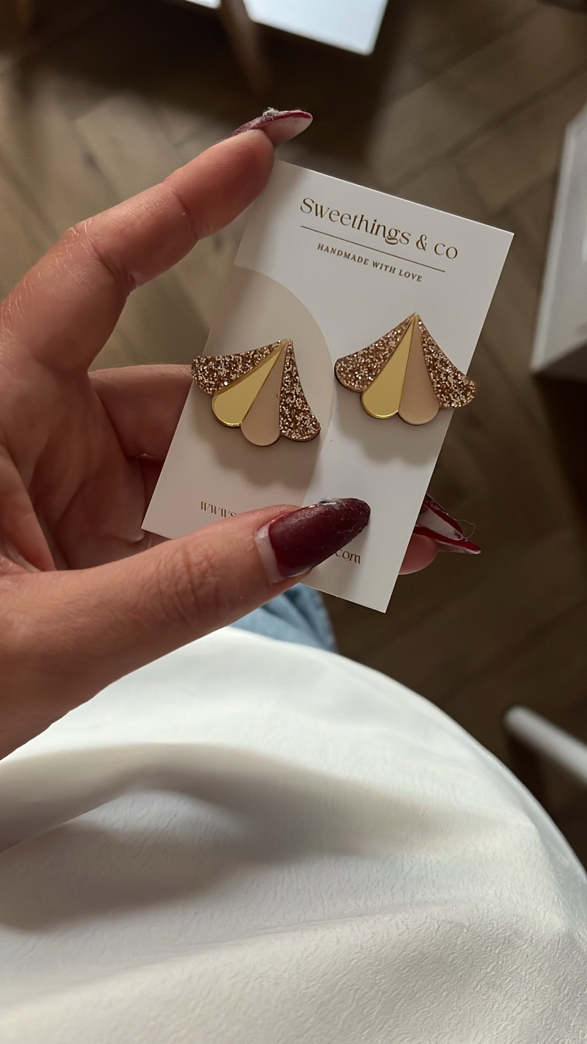 Boucles d’oreilles Paillettes