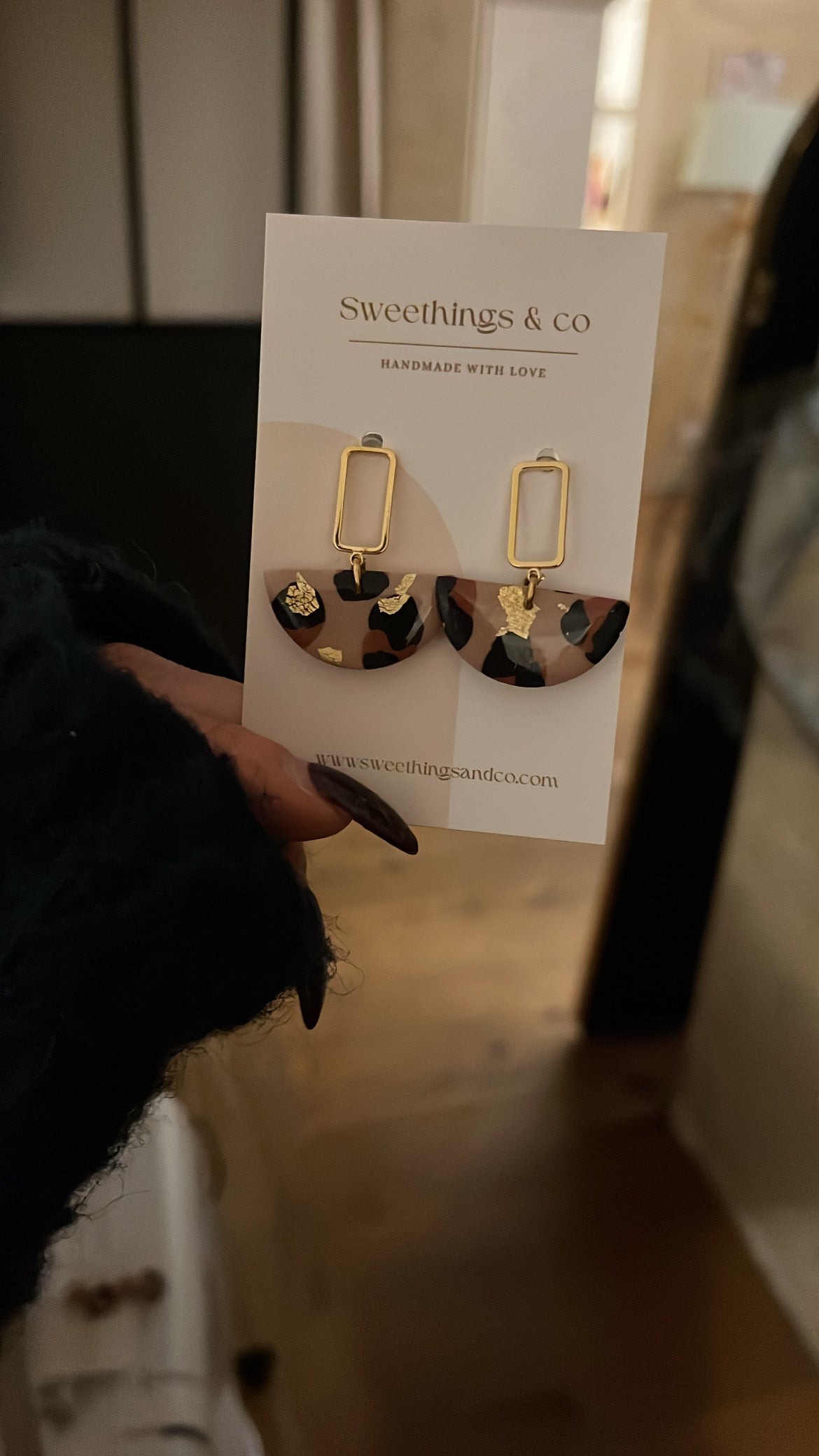 Boucles d’oreilles Léopard