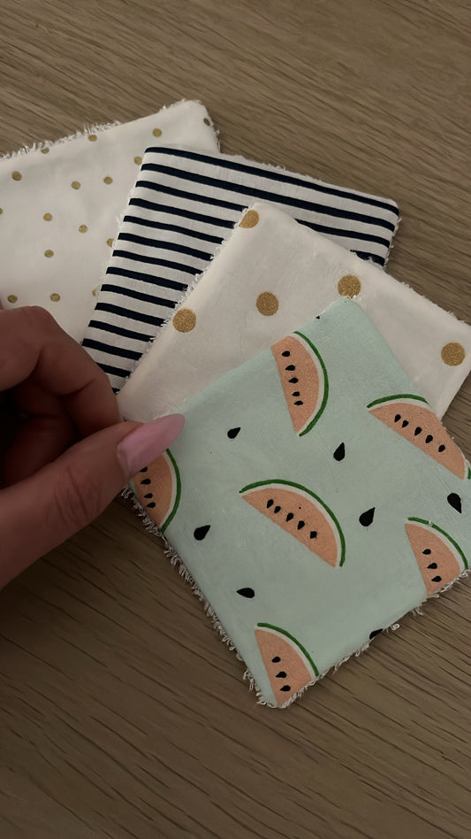 Ensemble de 4 lingettes