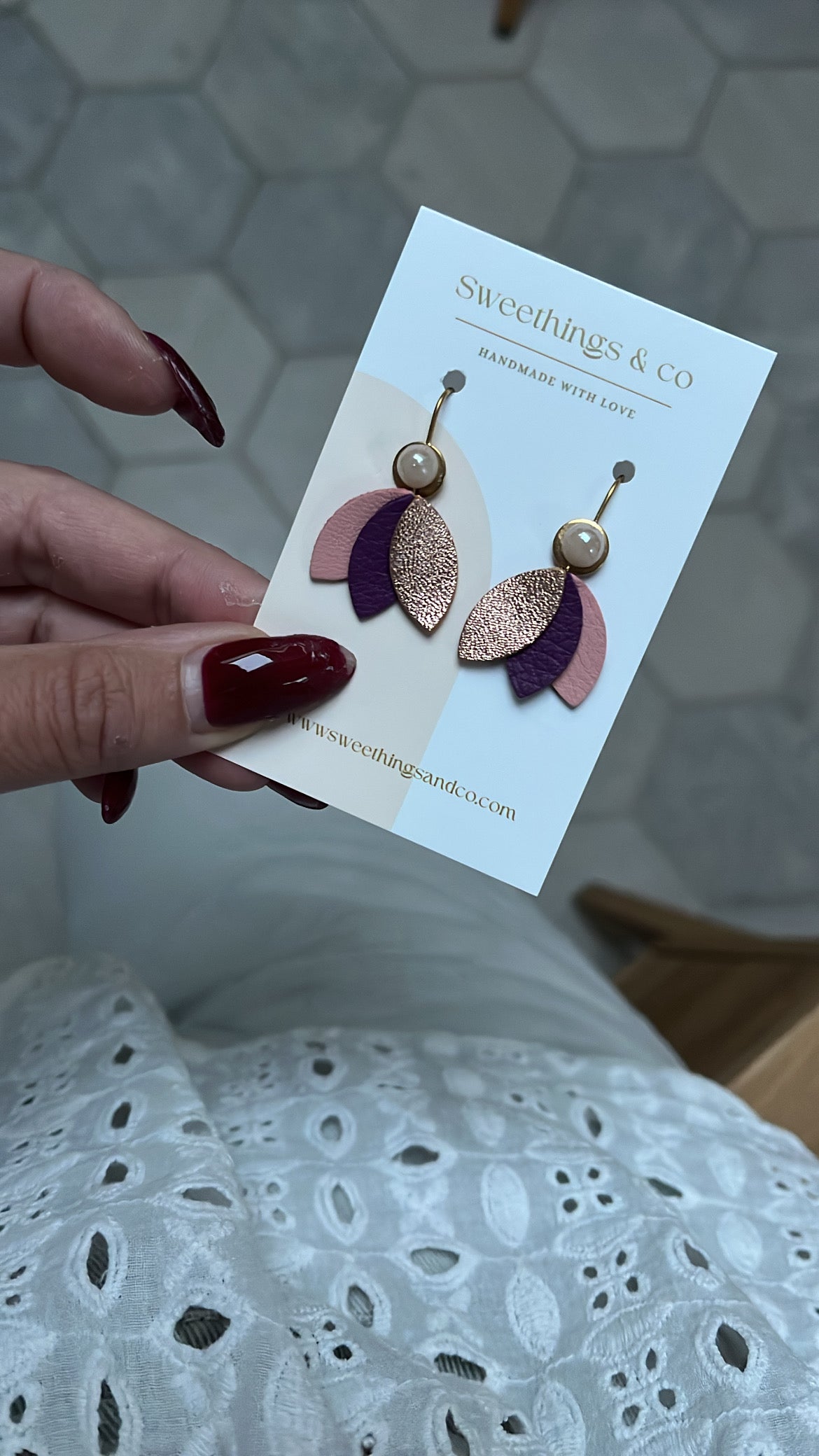 Boucles d'oreilles LYDIA