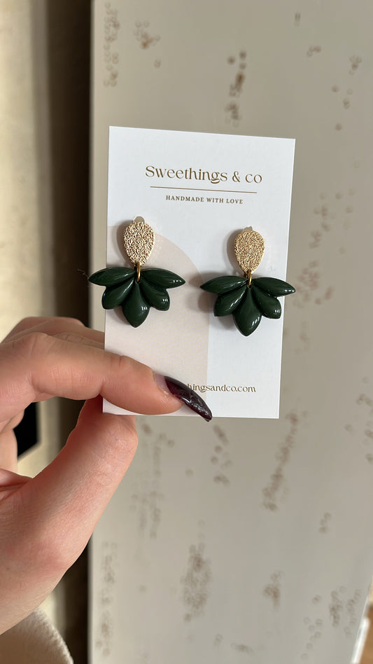 Boucles d’oreilles florales