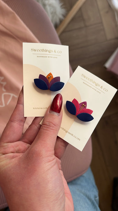 Broche poétique florale