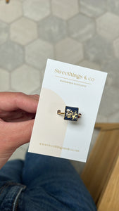 Bague Agathe acier inoxydable