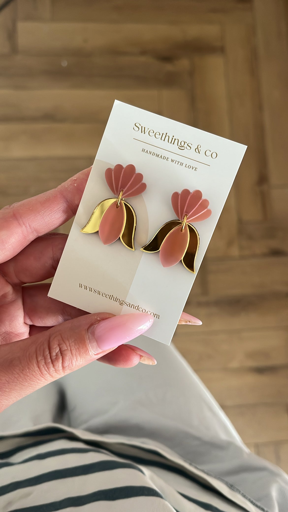 Boucles d’oreilles ROSALIE