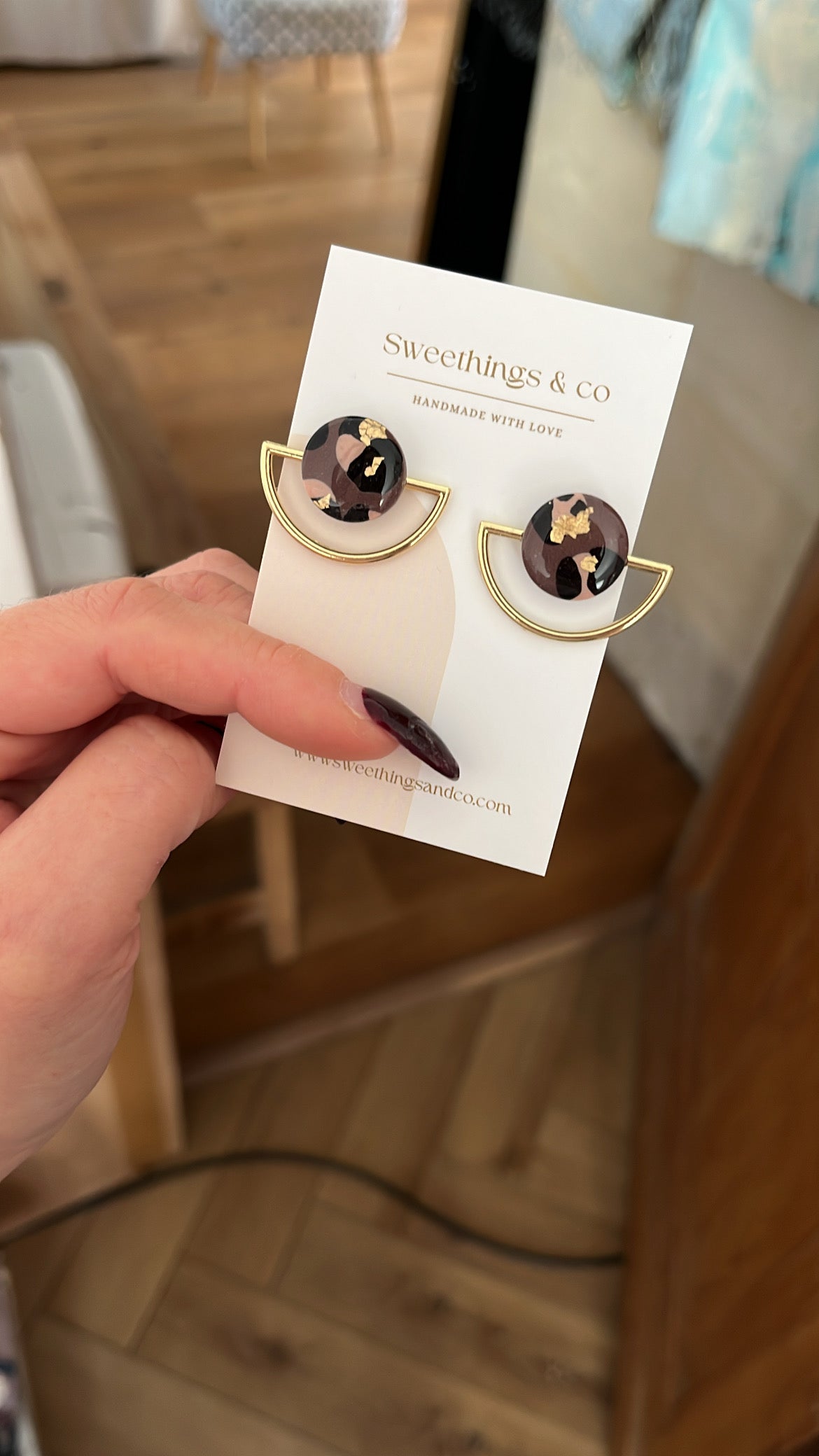 Boucles d’oreilles Leopard