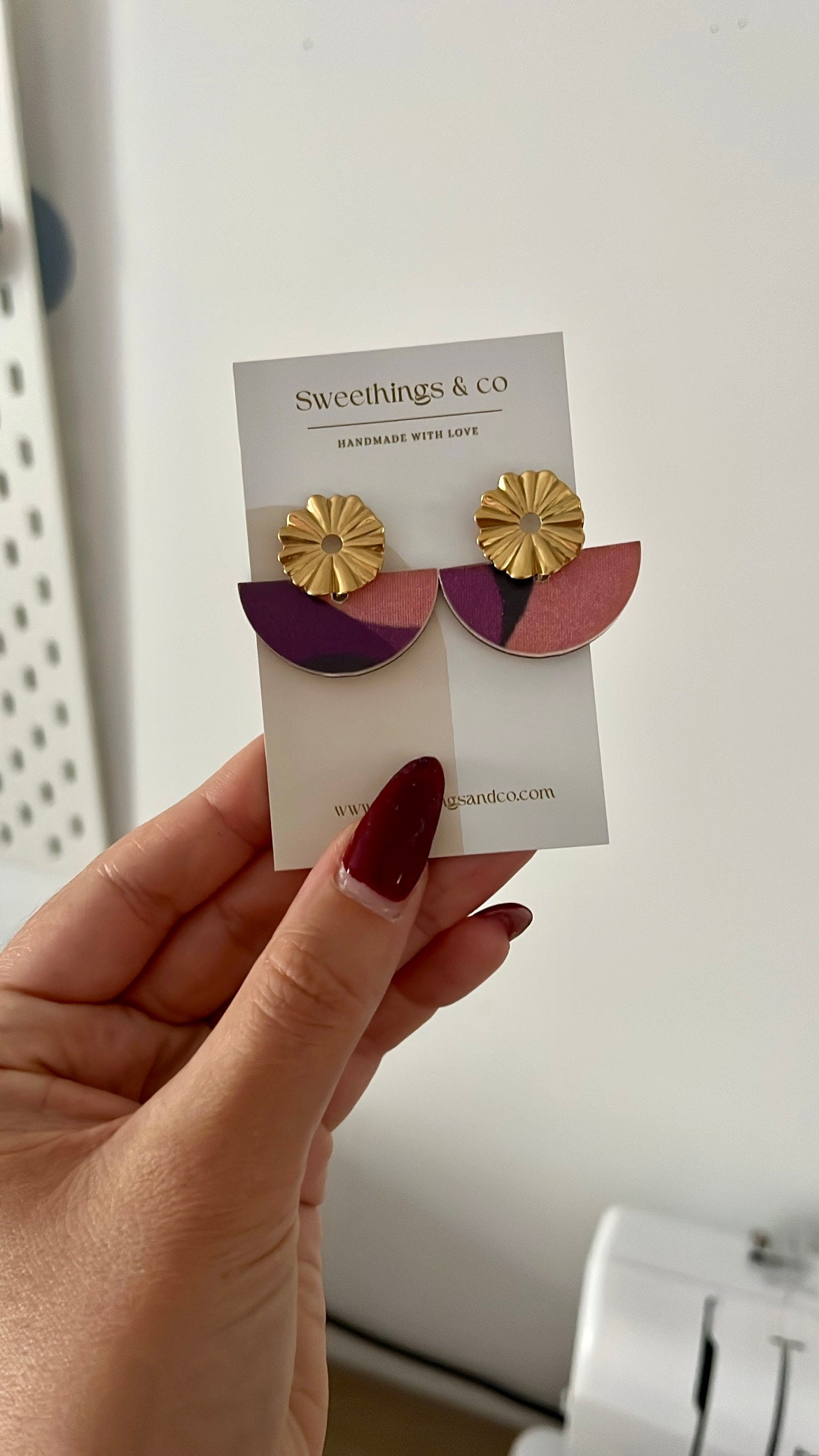 Boucles d’oreilles Collection aquarelle